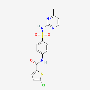 5-chloro-N-{4-[(4-methylpyrimidin-2-yl)sulfamoyl]phenyl}thiophene-2-carboxamide