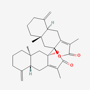 molecular formula C30H38O4 B1247207 Biepiasterolide 