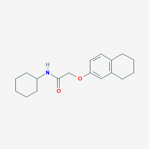 N-cyclohexyl-2-(5,6,7,8-tetrahydronaphthalen-2-yloxy)acetamide