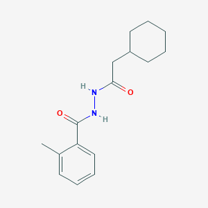 N'-(2-cyclohexylacetyl)-2-methylbenzohydrazide