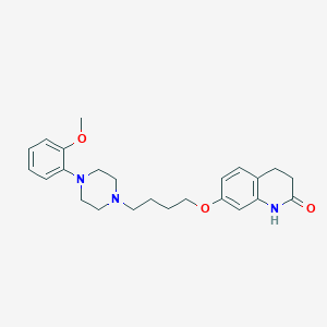 7-(4-(4-(2-Methoxyphenyl)piperazin-1-yl)butoxy)-3,4-dihydroquinolin-2(1h)-one