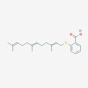 molecular formula C22H30O2S B12472194 S-Farnesylthiosalicylic acid;Farnesyl Thiosalicylic Acid;FTS CAS No. 166445-40-5