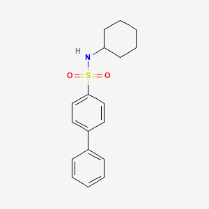 N-cyclohexylbiphenyl-4-sulfonamide