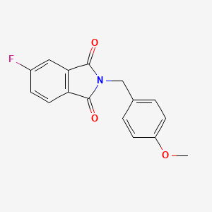 5-Fluoro-2-[(4-methoxyphenyl)methyl]isoindole-1,3-dione