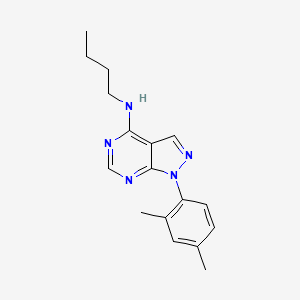 N-butyl-1-(2,4-dimethylphenyl)pyrazolo[3,4-d]pyrimidin-4-amine