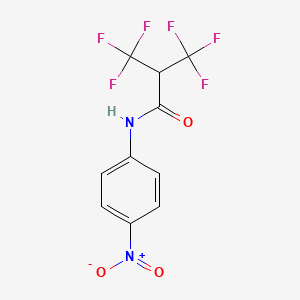 3,3,3-Trifluoro-N-(4-nitrophenyl)-2-(trifluoromethyl)propanamide