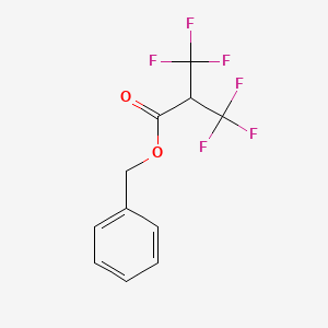 Benzyl 3,3,3-trifluoro-2-(trifluoromethyl)propanoate