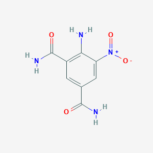 4-Amino-5-nitrobenzene-1,3-dicarboxamide