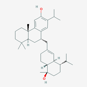 molecular formula C35H54O2 B1247234 Ferrugicadinol 