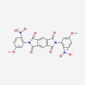 2,6-Bis(5-methoxy-2-nitrophenyl)pyrrolo[3,4-f]isoindole-1,3,5,7-tetrone