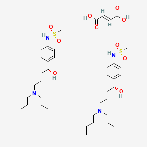 molecular formula C42H72N4O10S2 B1247246 Artilide fumarate CAS No. 133267-20-6