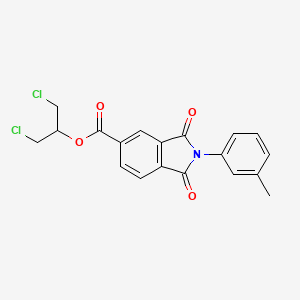 1,3-Dichloropropan-2-yl 2-(3-methylphenyl)-1,3-dioxoisoindole-5-carboxylate