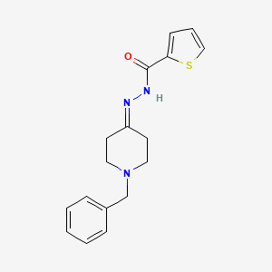 N'-(1-benzylpiperidin-4-ylidene)thiophene-2-carbohydrazide