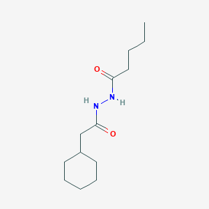 molecular formula C13H24N2O2 B12472539 N'-(2-cyclohexylacetyl)pentanehydrazide 