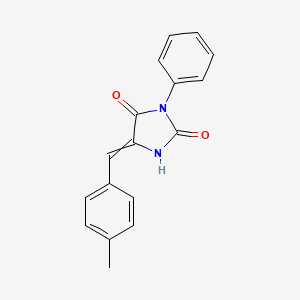 2,4-Imidazolidinedione, 5-[(4-methylphenyl)methylene]-3-phenyl-