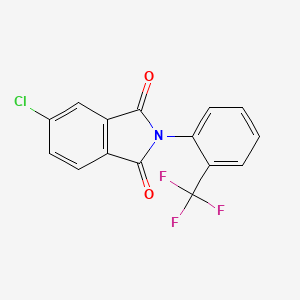 5-Chloro-2-[2-(trifluoromethyl)phenyl]isoindole-1,3-dione