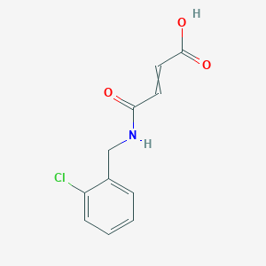 4-[(2-Chlorophenyl)methylamino]-4-oxobut-2-enoic acid