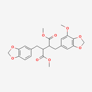 molecular formula C23H24O9 B1247271 Rhinacanthin F 