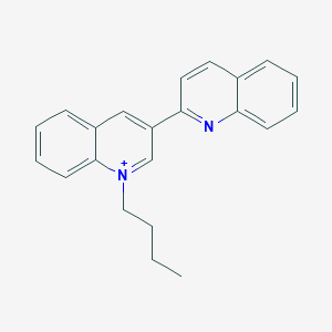 1-Butyl-3-(quinolin-2-yl)quinolinium