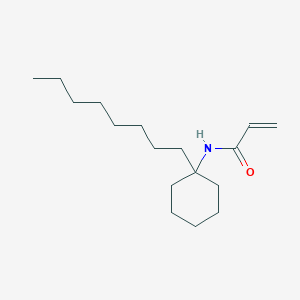 molecular formula C17H31NO B12472723 N-(1-octylcyclohexyl)prop-2-enamide 