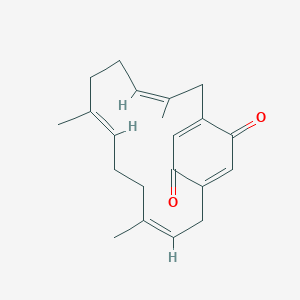 molecular formula C21H26O2 B1247274 Longithorone C 