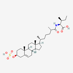 molecular formula C33H55NO7S B1247276 Boophiline 