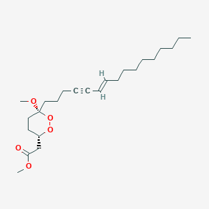 molecular formula C24H40O5 B1247279 Peroxyacarnoate D 