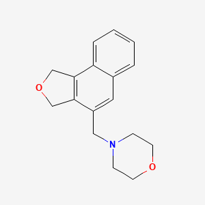 molecular formula C17H19NO2 B12472794 4-(1,3-Dihydronaphtho[1,2-c]furan-4-ylmethyl)morpholine 