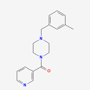 [4-(3-Methylbenzyl)piperazin-1-yl](pyridin-3-yl)methanone