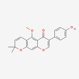molecular formula C21H18O5 B1247281 Indicanine C 