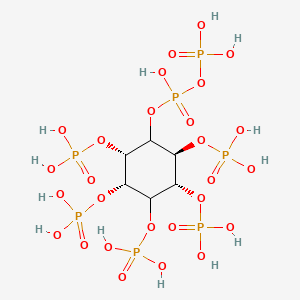 molecular formula C6H19O27P7 B1247282 3-二磷酸-1D-肌醇 1,2,4,5,6-五磷酸 