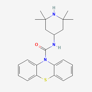 N-(2,2,6,6-tetramethylpiperidin-4-yl)phenothiazine-10-carboxamide