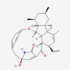 molecular formula C31H37NO4 B1247289 Pyrrocidine A 