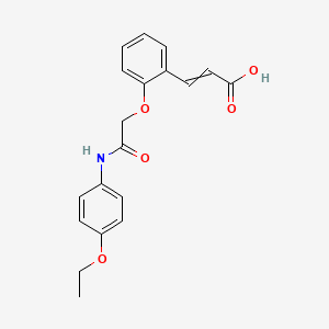 (2E)-3-(2-{[(4-Ethoxyphenyl)carbamoyl]methoxy}phenyl)prop-2-enoic acid