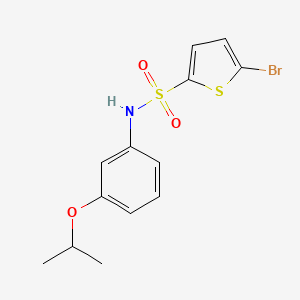 5-bromo-N-[3-(propan-2-yloxy)phenyl]thiophene-2-sulfonamide