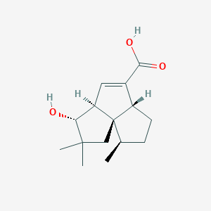 molecular formula C15H22O3 B1247294 Pentalenic acid 