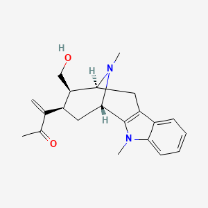 molecular formula C21H26N2O2 B1247295 Macroline 