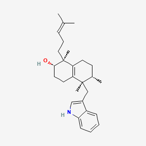 molecular formula C28H39NO B1247298 Thiersindole C 