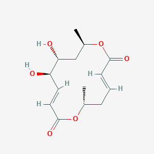 molecular formula C14H20O6 B1247303 Colletodiol CAS No. 21142-67-6