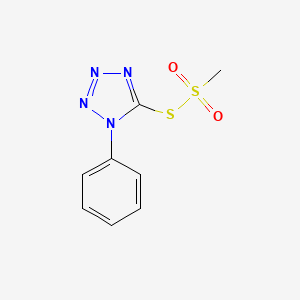 S-(1-phenyl-1H-tetrazol-5-yl) methanesulfonothioate