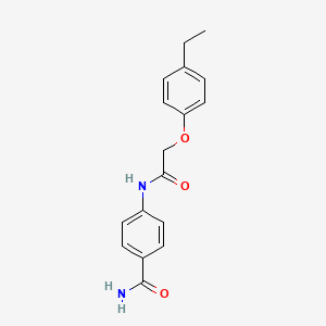 4-{[(4-Ethylphenoxy)acetyl]amino}benzamide