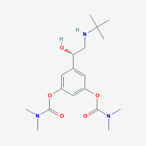 molecular formula C18H29N3O5 B1247319 (S)-bambuterol CAS No. 662138-64-9
