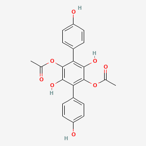molecular formula C22H18O8 B1247320 金平霉素-12 