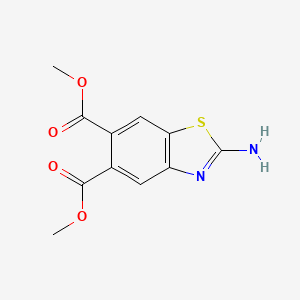 Dimethyl 2-amino-1,3-benzothiazole-5,6-dicarboxylate