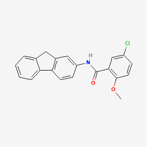 5-chloro-N-(9H-fluoren-2-yl)-2-methoxybenzamide