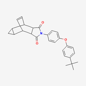 2-[4-(4-tert-butylphenoxy)phenyl]hexahydro-4,6-ethenocyclopropa[f]isoindole-1,3(2H,3aH)-dione