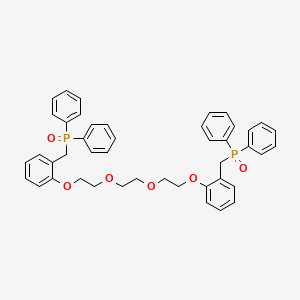 molecular formula C44H44O6P2 B12473388 1,8-Bis[2-(diphenylphosphoryl)methyl-phenoxy]-3,6-dioxaoctane 