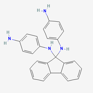 N,N'-bis(4-aminophenyl)-9H-fluorene-9,9-diamine