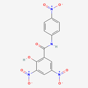 2-hydroxy-3,5-dinitro-N-(4-nitrophenyl)benzamide