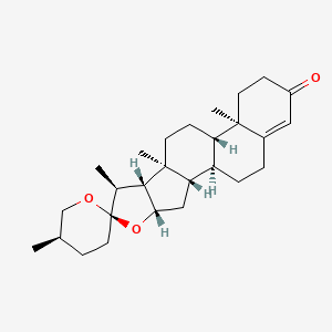 molecular formula C27H40O3 B1247345 Diosgenone 